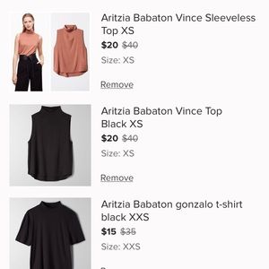 Aritzia bundle of 3